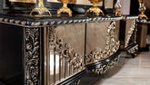 Luxury And Exquisite Hand Carving Teak Wood TV Unit